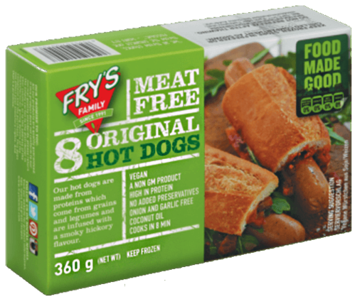 Frys Family Foods 8 Perritos Calientes Originales 360g