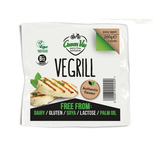 GreenVie Vegrill Vegano Halloumi Queso Alternativa 200g