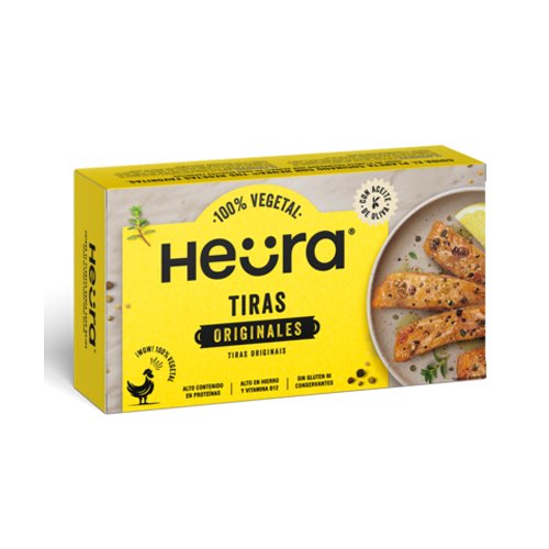 Tiras Originales HEURA 180g | 100% Vegetales | Sin Gluten