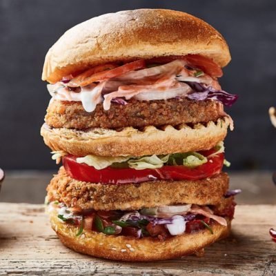 2 hamburguesas premium V-Mega de Vbites 280g | Vegan | Sin carne