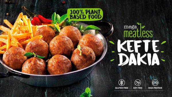 Mega Meatless Kefte Dakia (Bolitas de Carne) 360g| Sin Gluten | Sin Soja