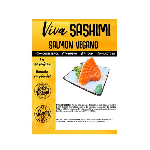 Viva Planta Sashimi Salmon 300g| 100% VEGETALES