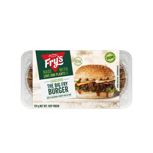 Frys Family Foods The Big Burger 224g | Vegano