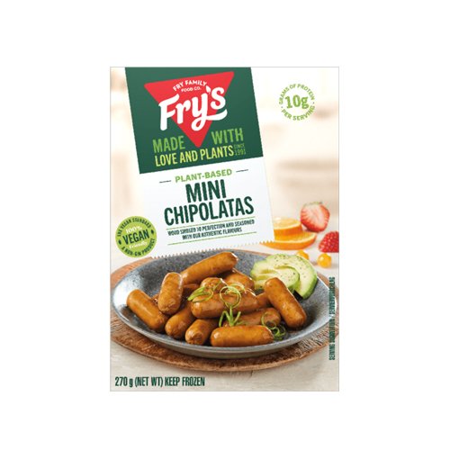 Frys Family Mini Salchichas estilo Chipolatas 270g| Vegano