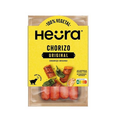 Heura Chorizo vegano 216g| 100% Vegetales | Sin Gluten