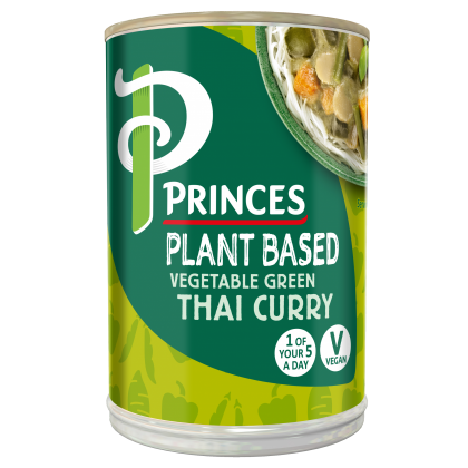 Princes Curry tailandés verde vegetal a base de plantas 392g